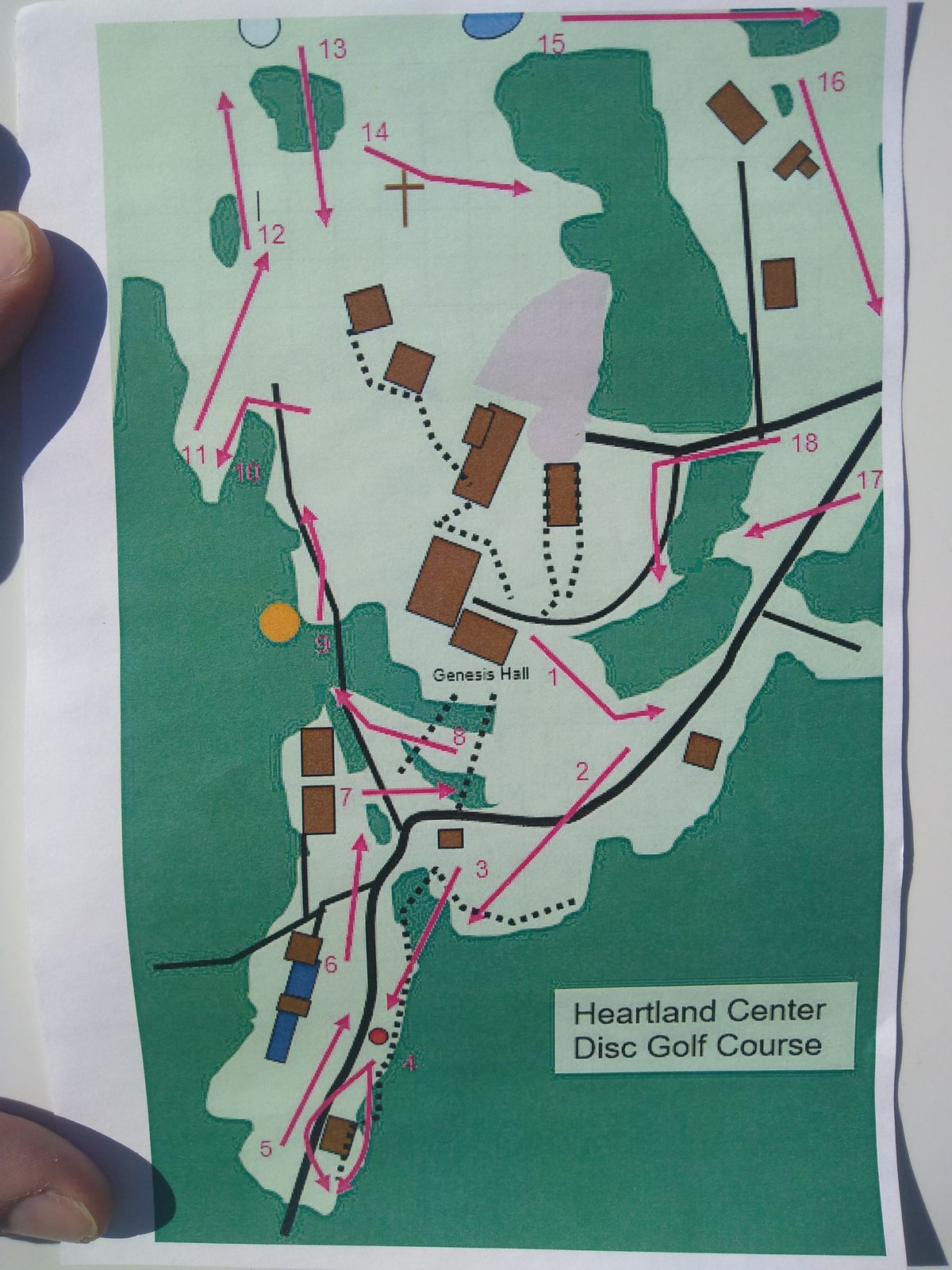 Course maps with scorecards on the back available in the Office.
