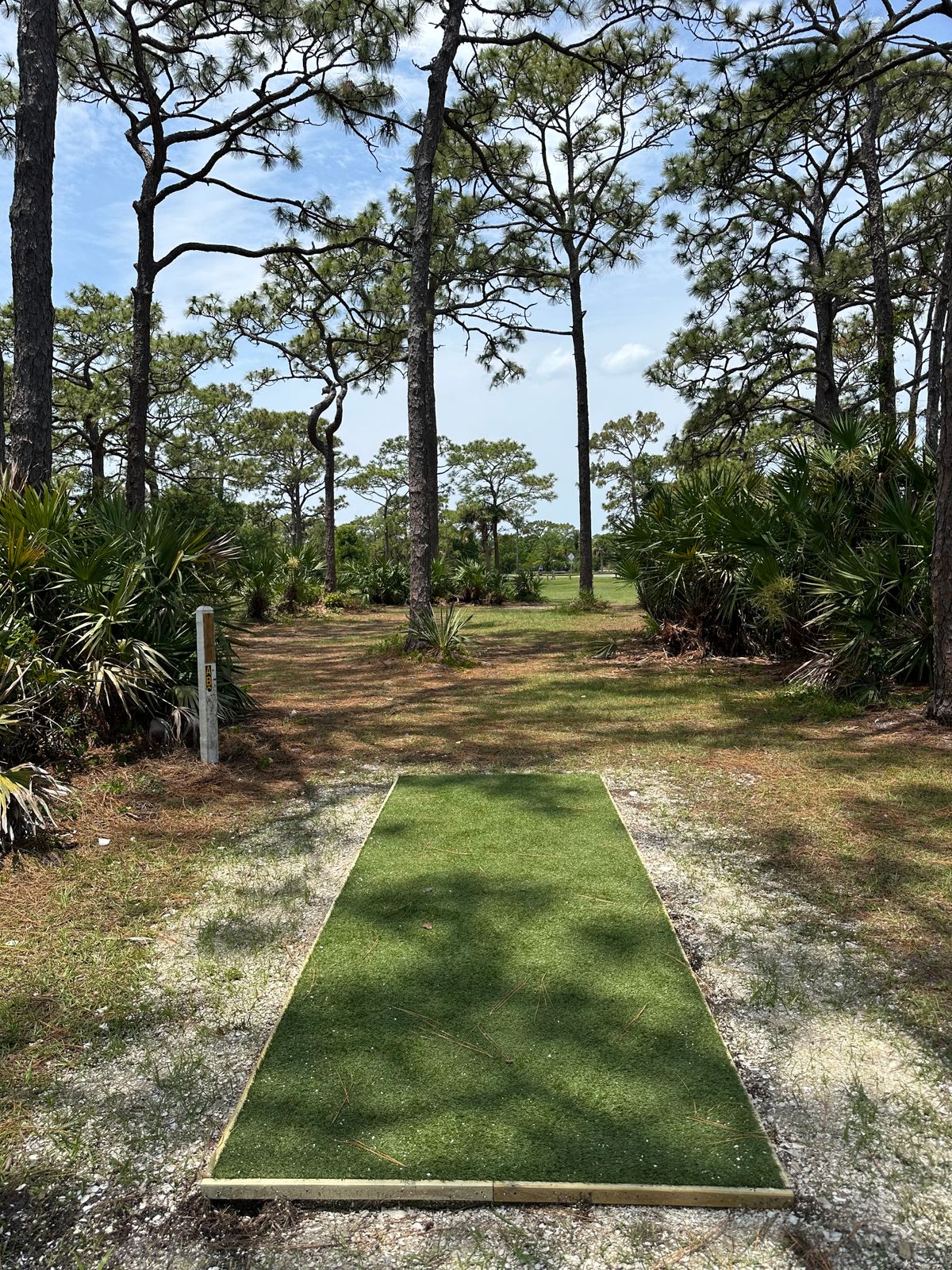 Hole 1 short