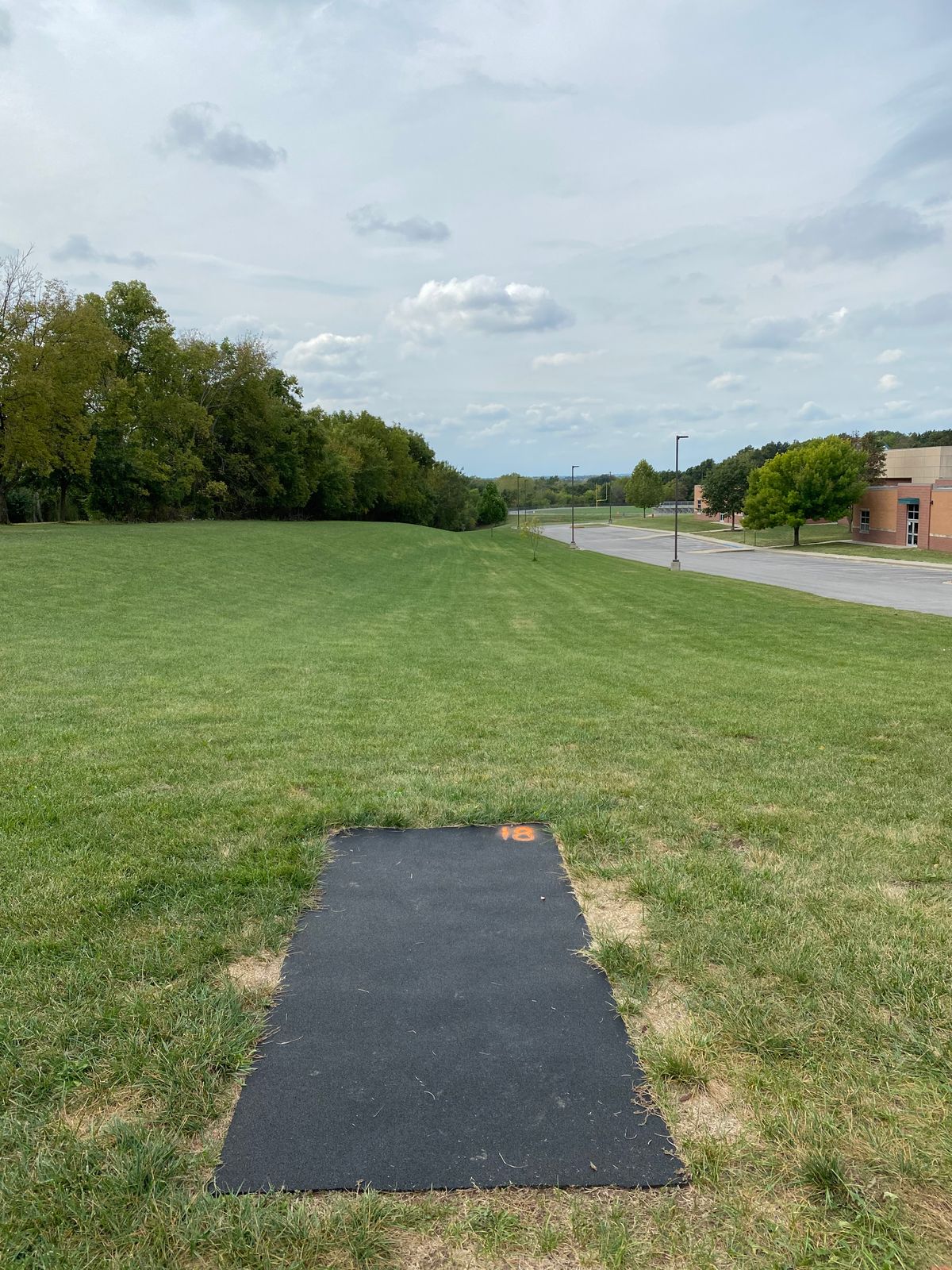 Hole 18 tee
