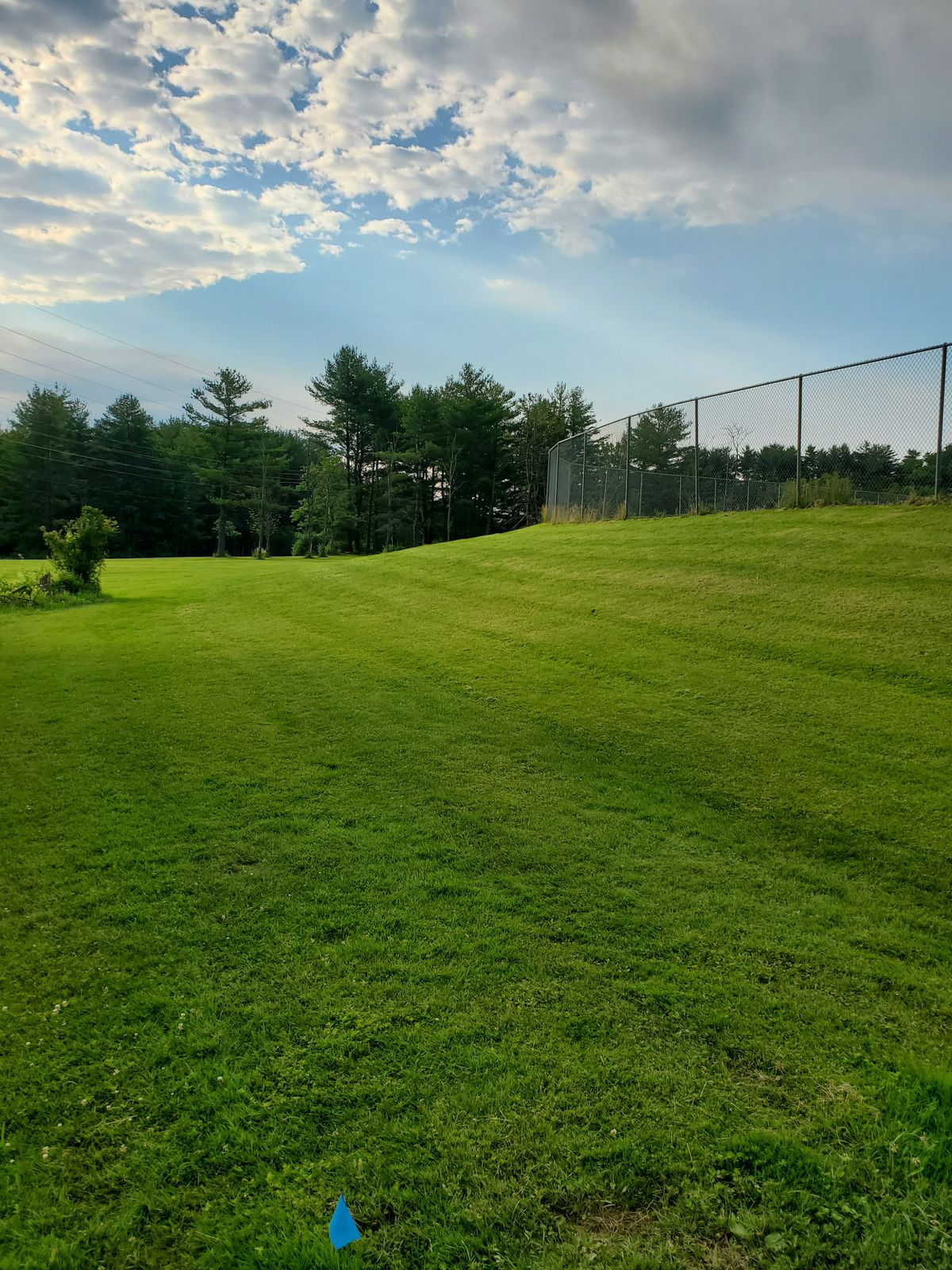 Hole 1 Blue tee.