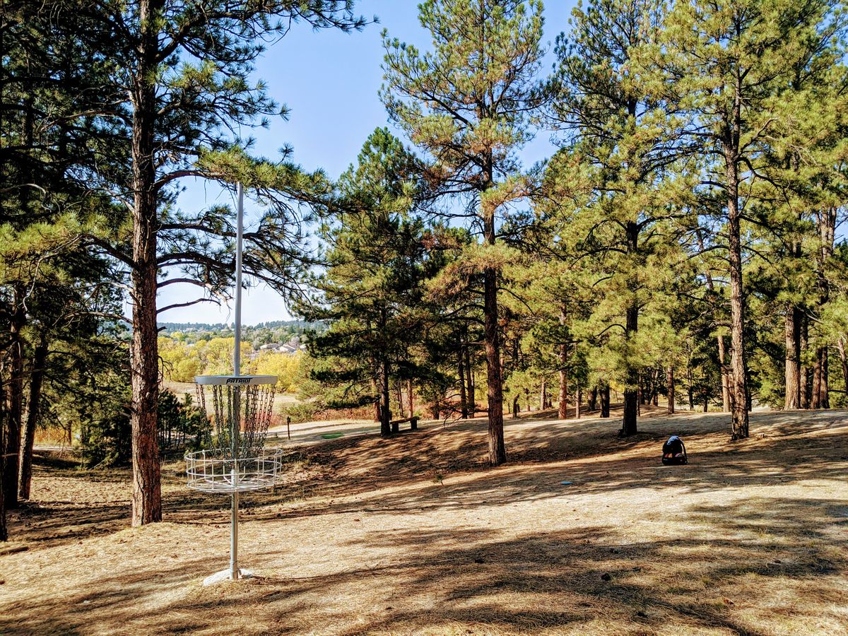 Looking backwards on hole 14.