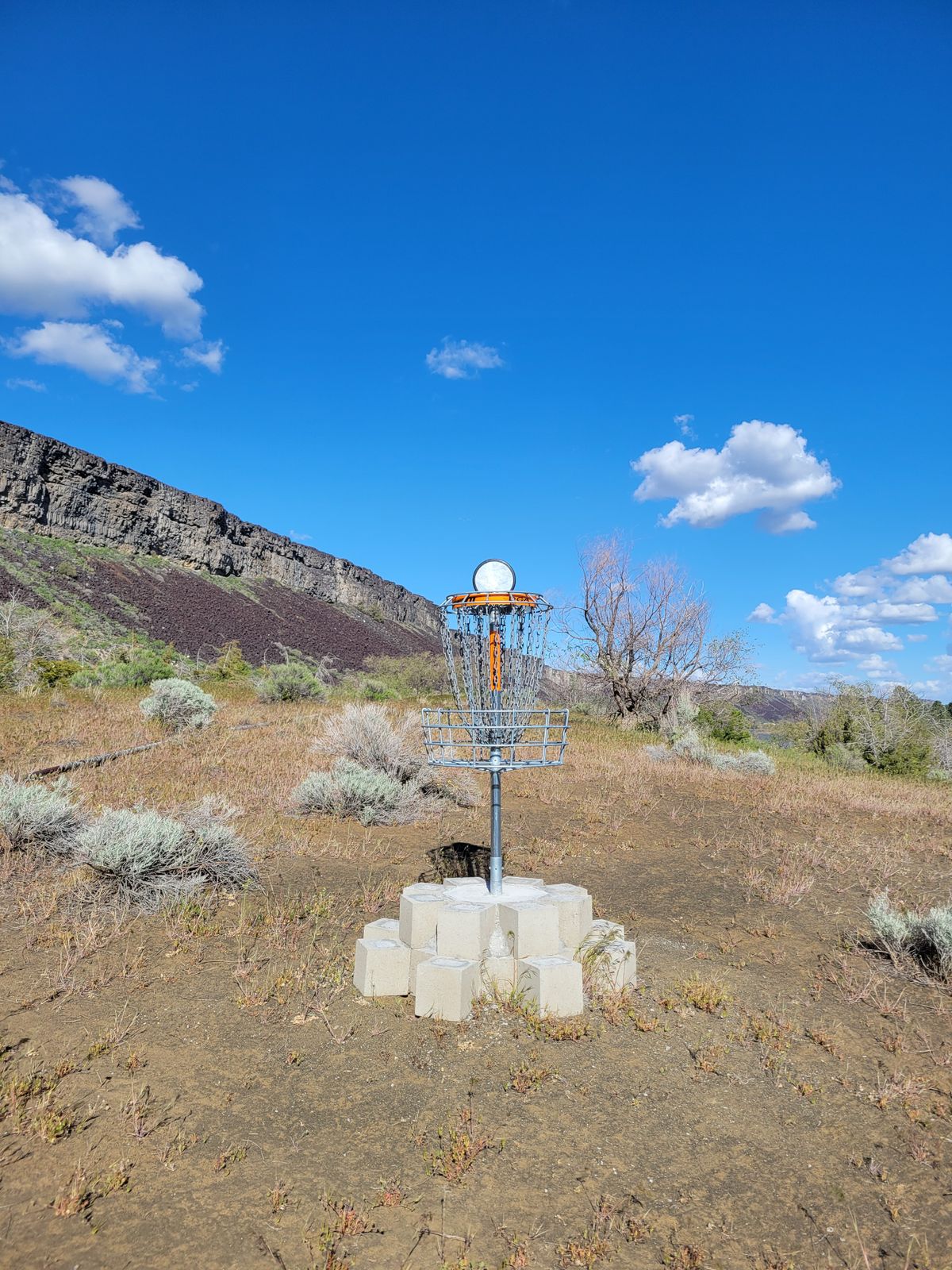 Hole 14 basket position A
