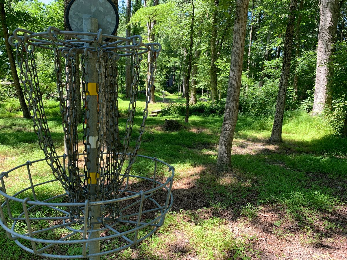 Shot from behind the tricky Gold Hole 8!