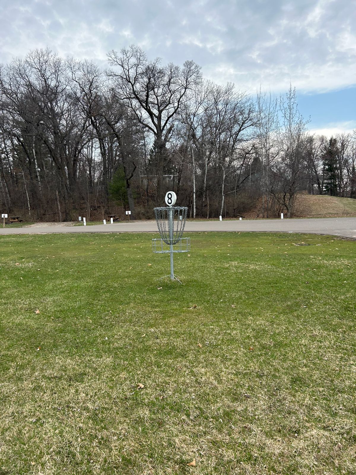 Hole 8 basket