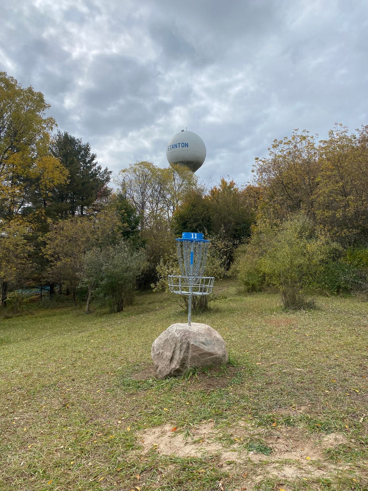 Hole 11 basket