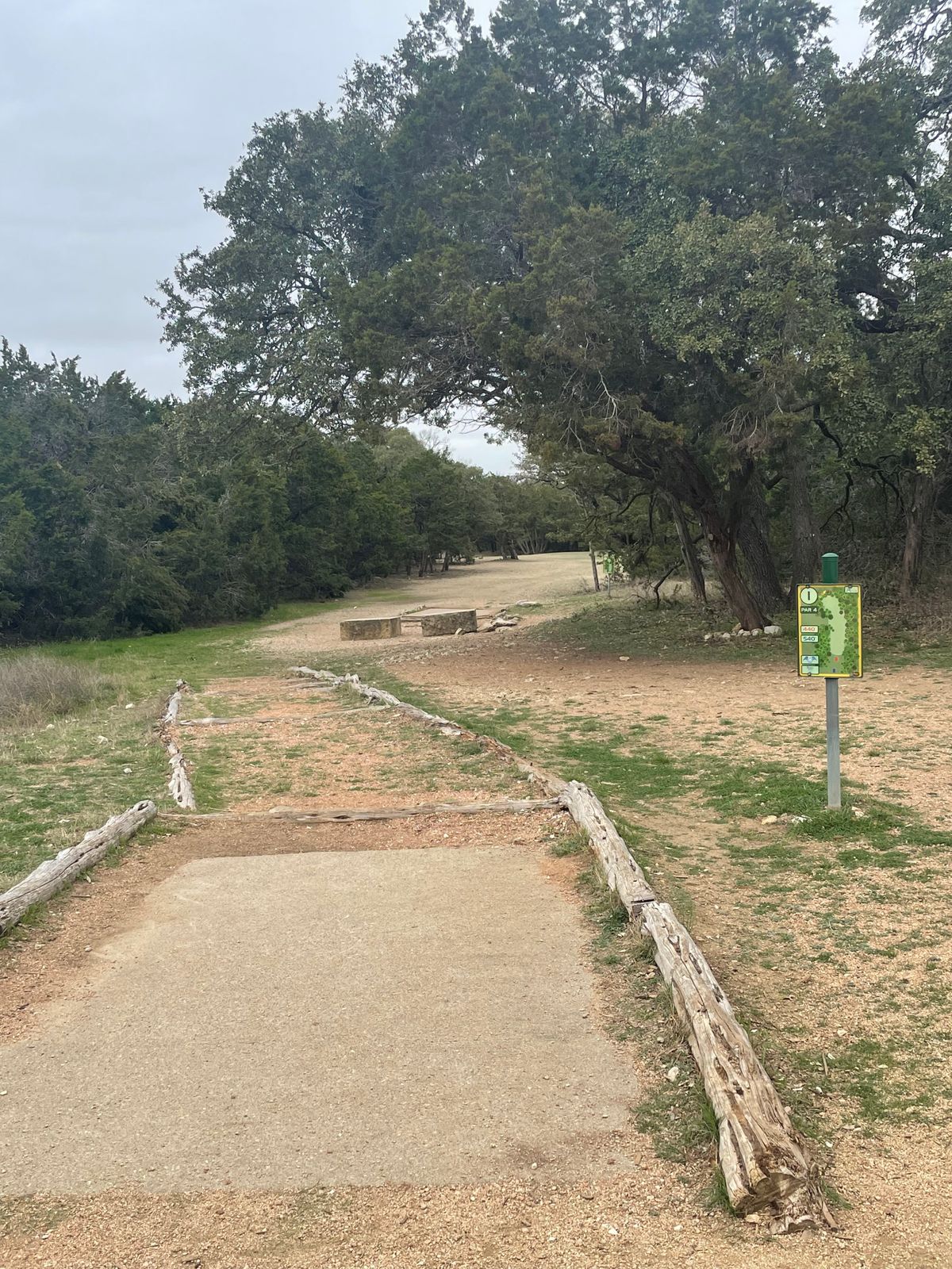 Hole 1 from the Blue Tee (Long)