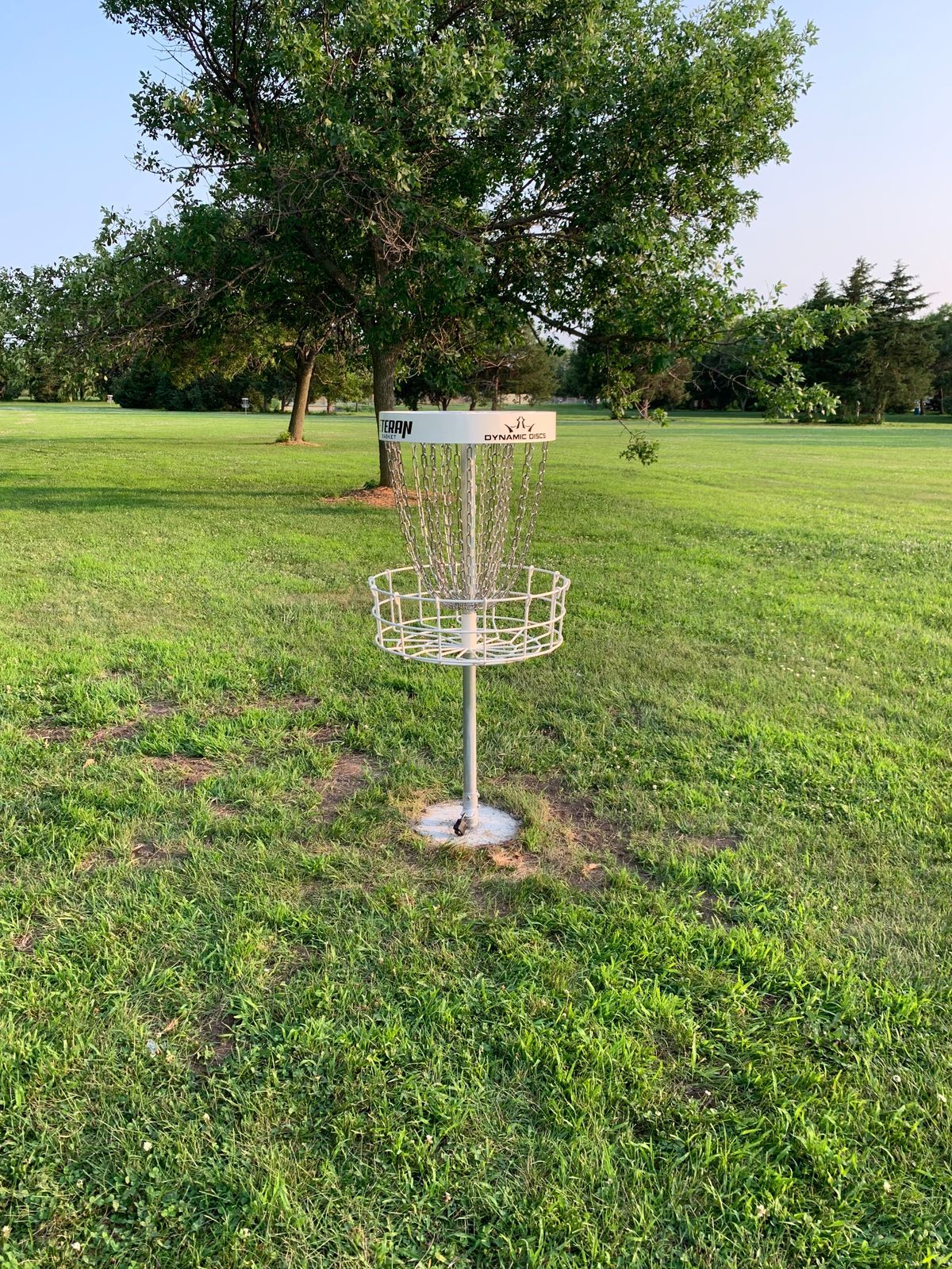 Hole 9 basket