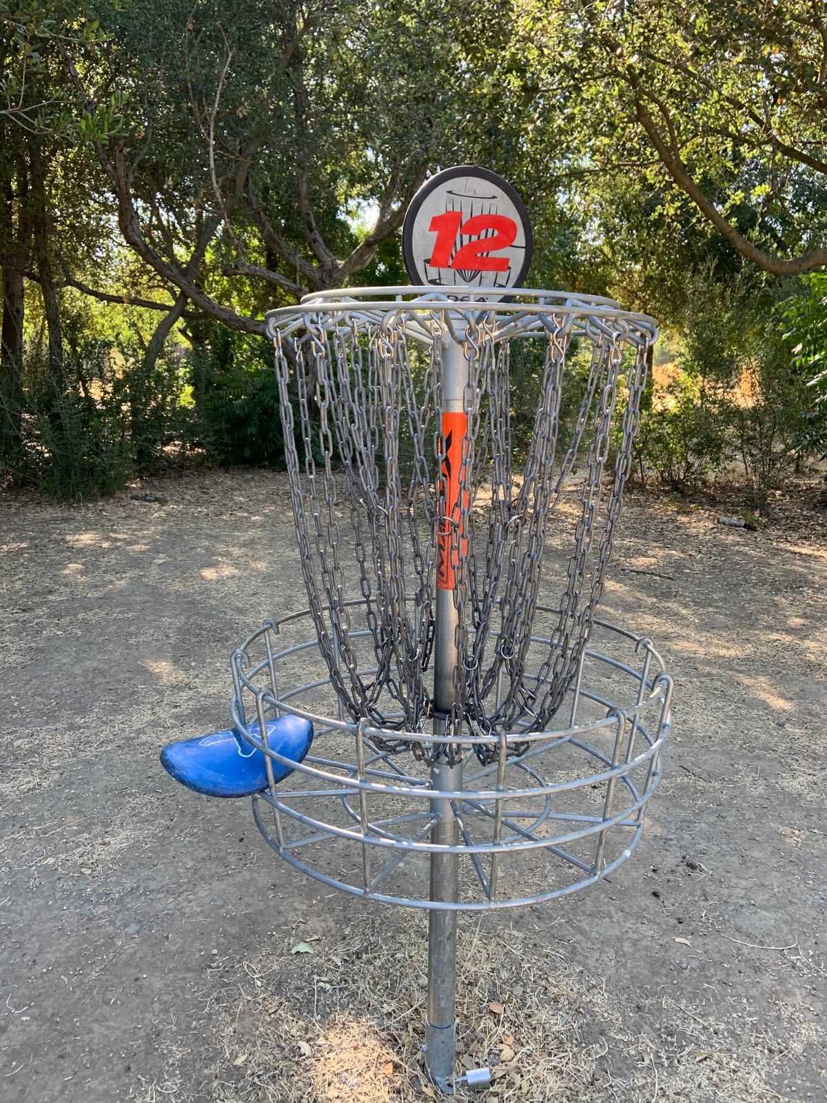 So first time doing this about 12-15 feet out with my x putter, hole 12 got me!! Haha