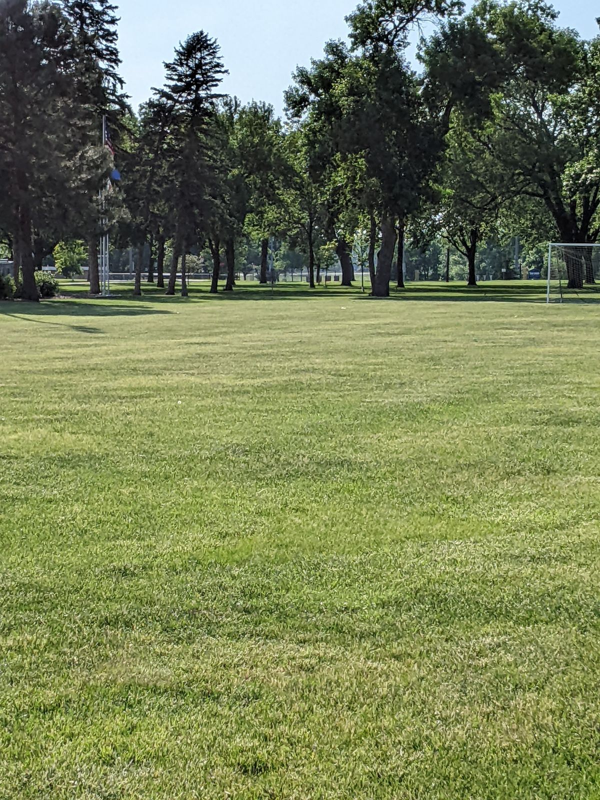 Hole 2 basket (from teepad)