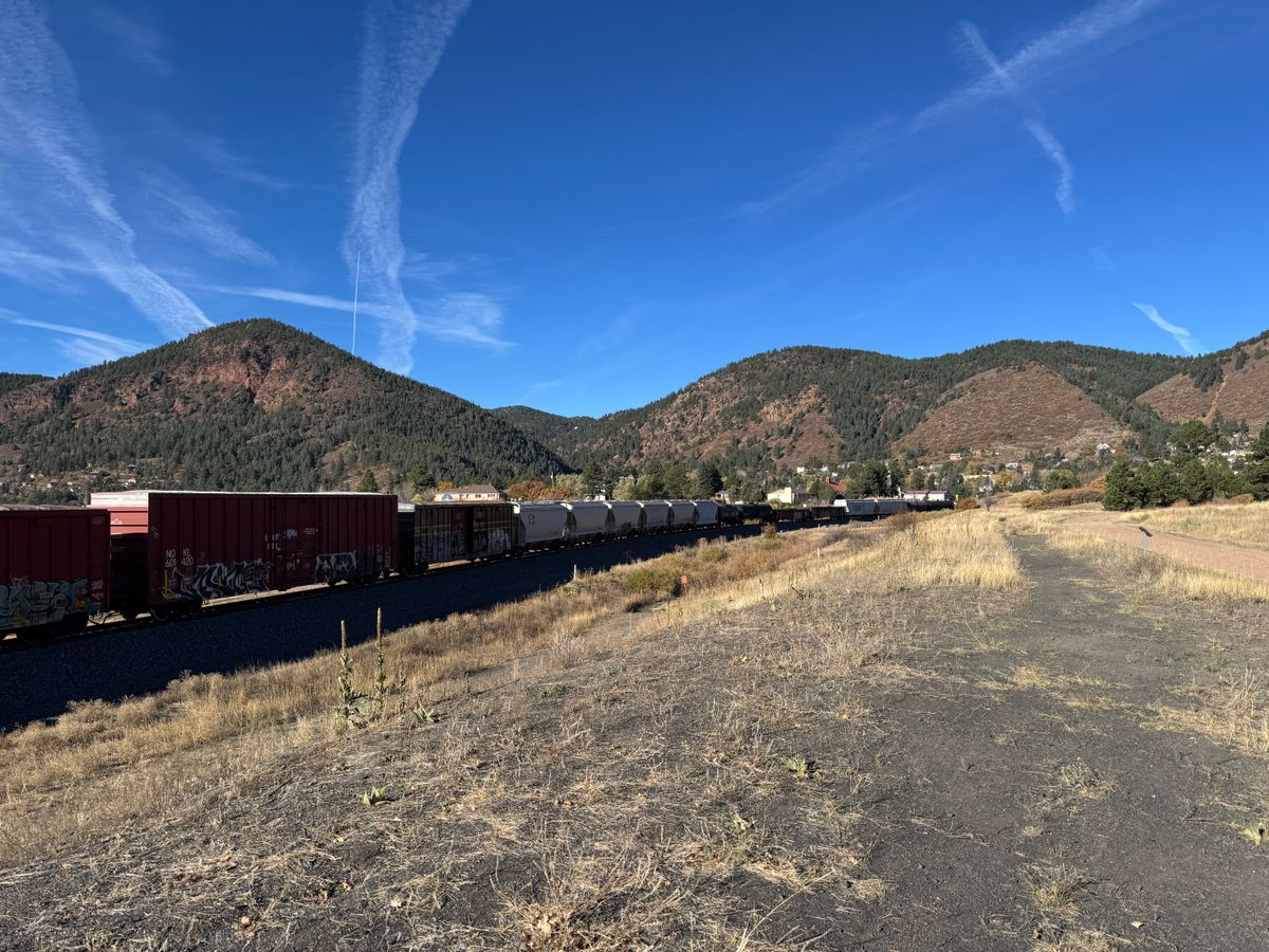 Front 9 follows the train tracks