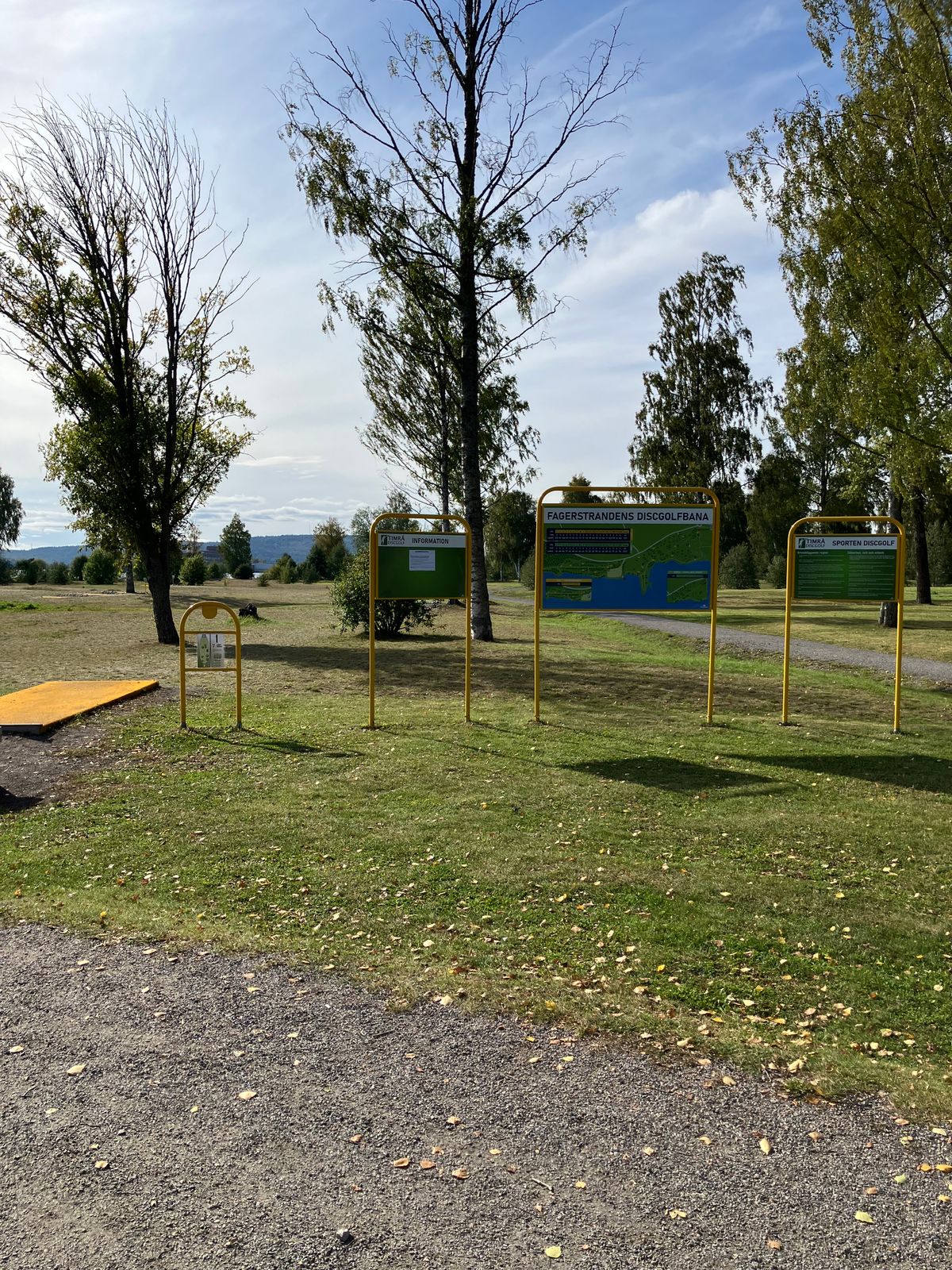 Hål 1, Start