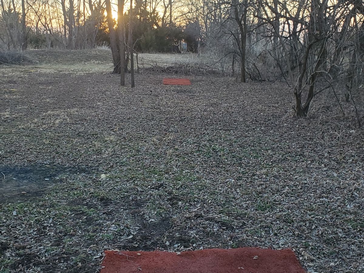 Hole 2 blue tee