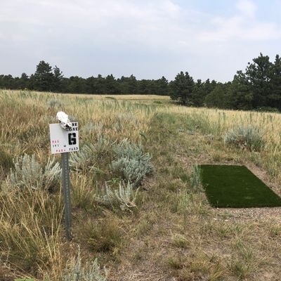 Tee pad at hole 6