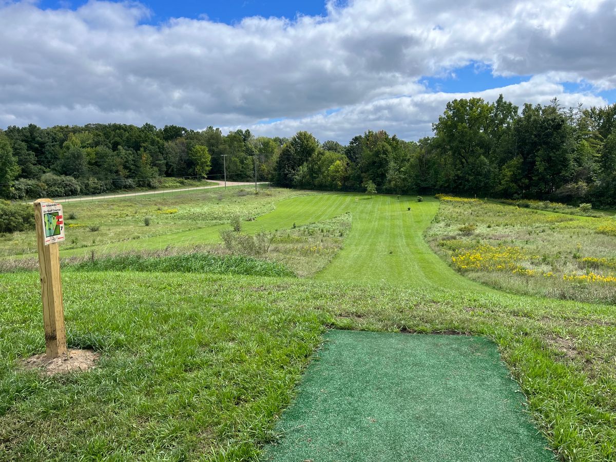 Hole 7 Beautiful downhill tee shot