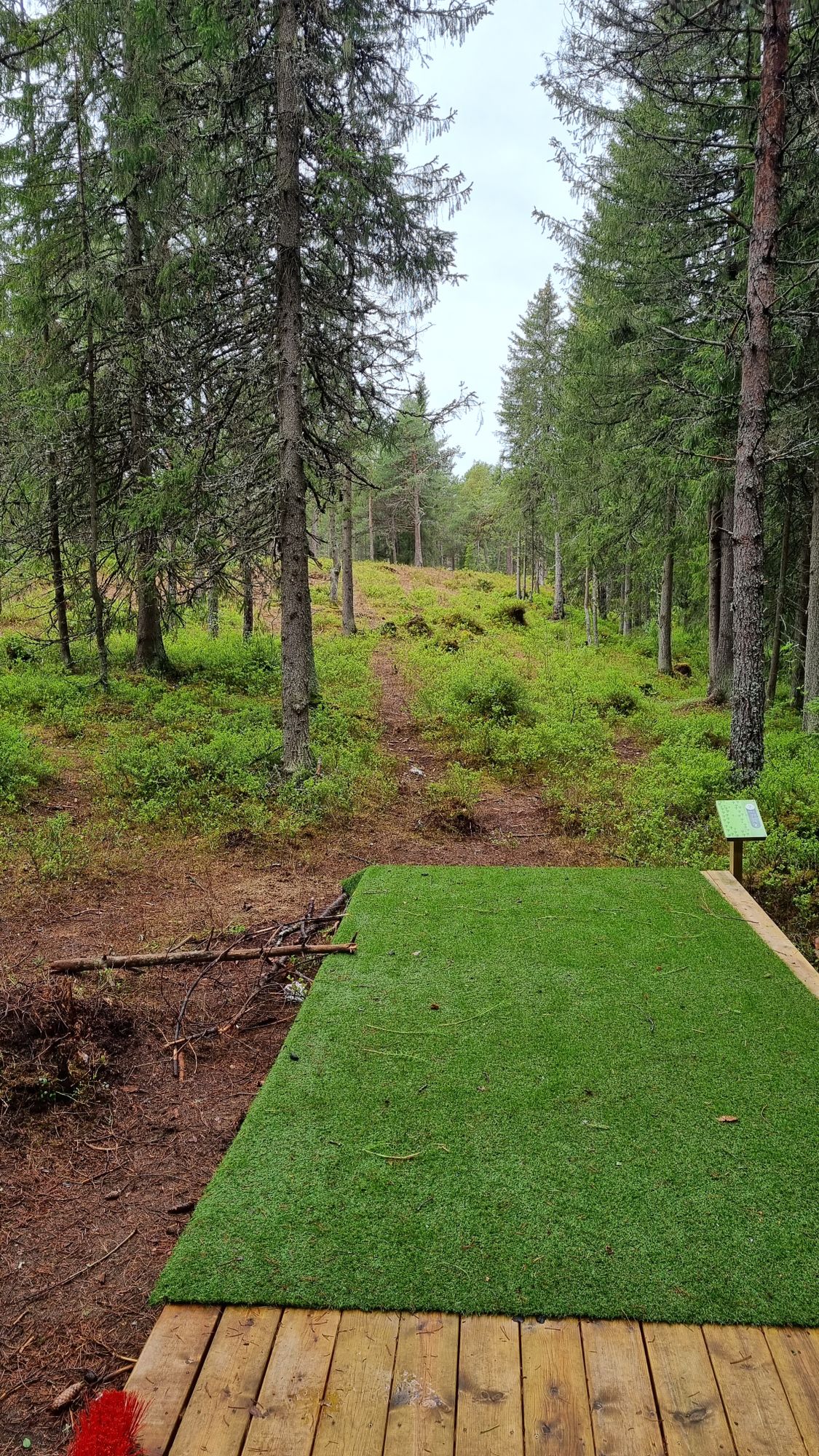 Tillerskogen hull 7, rød layout (kort).