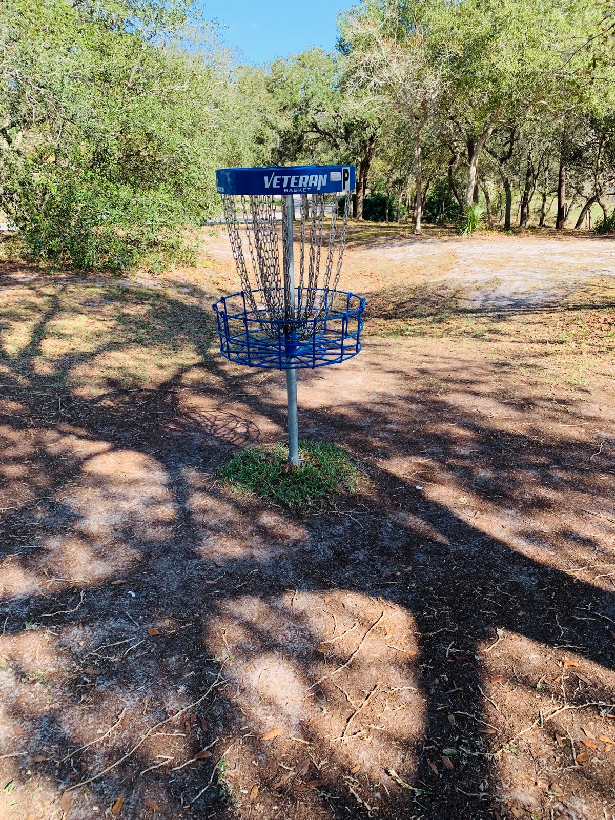 Putting practice basket.