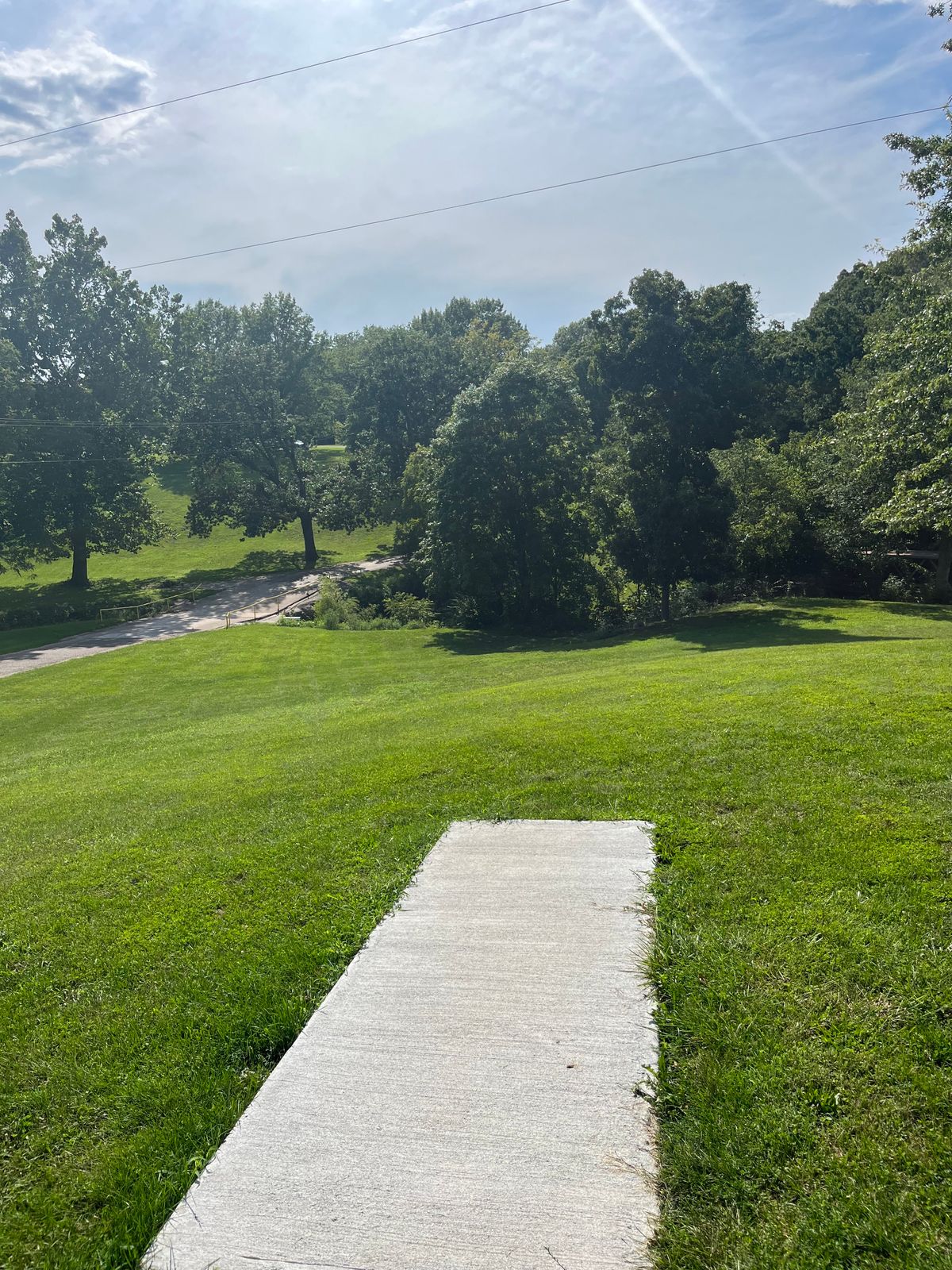 Hole 18 long tee