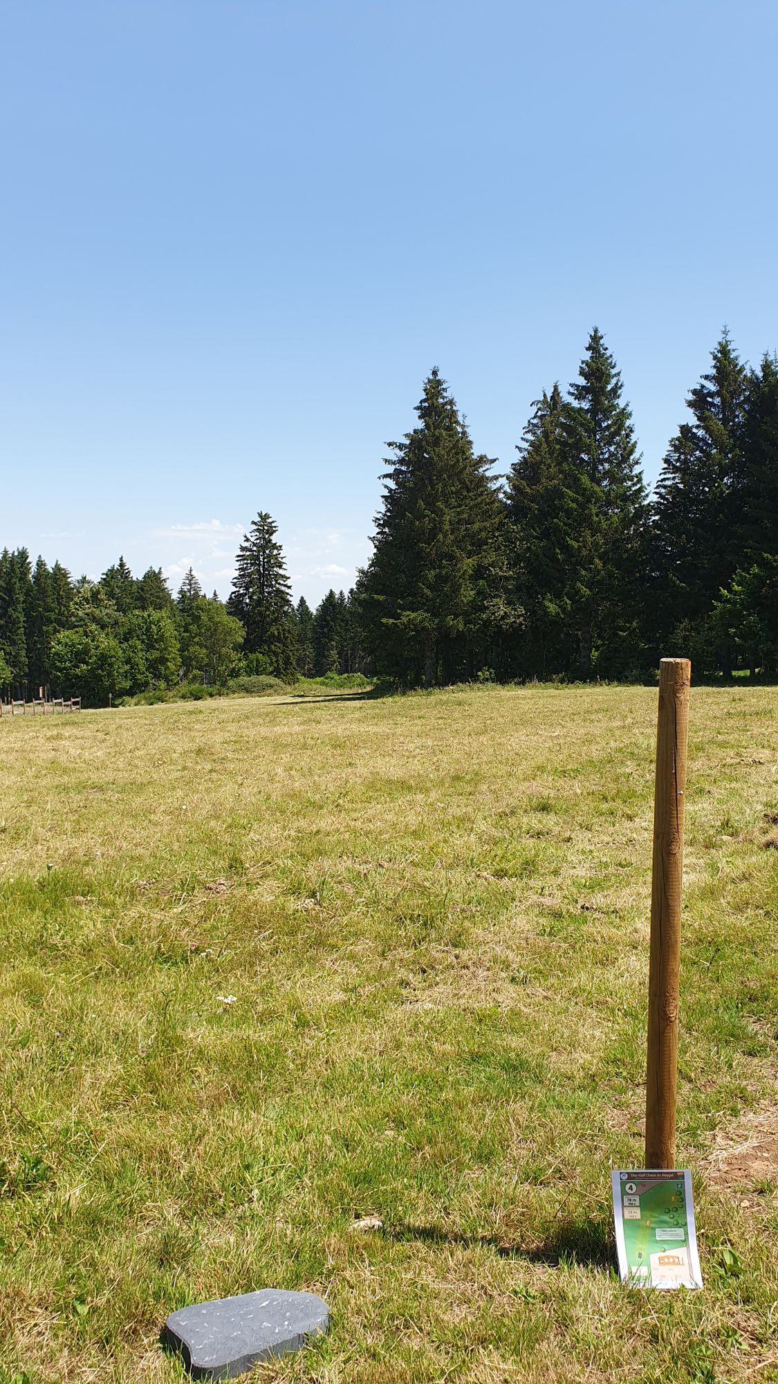 Panneau de départ temporaire