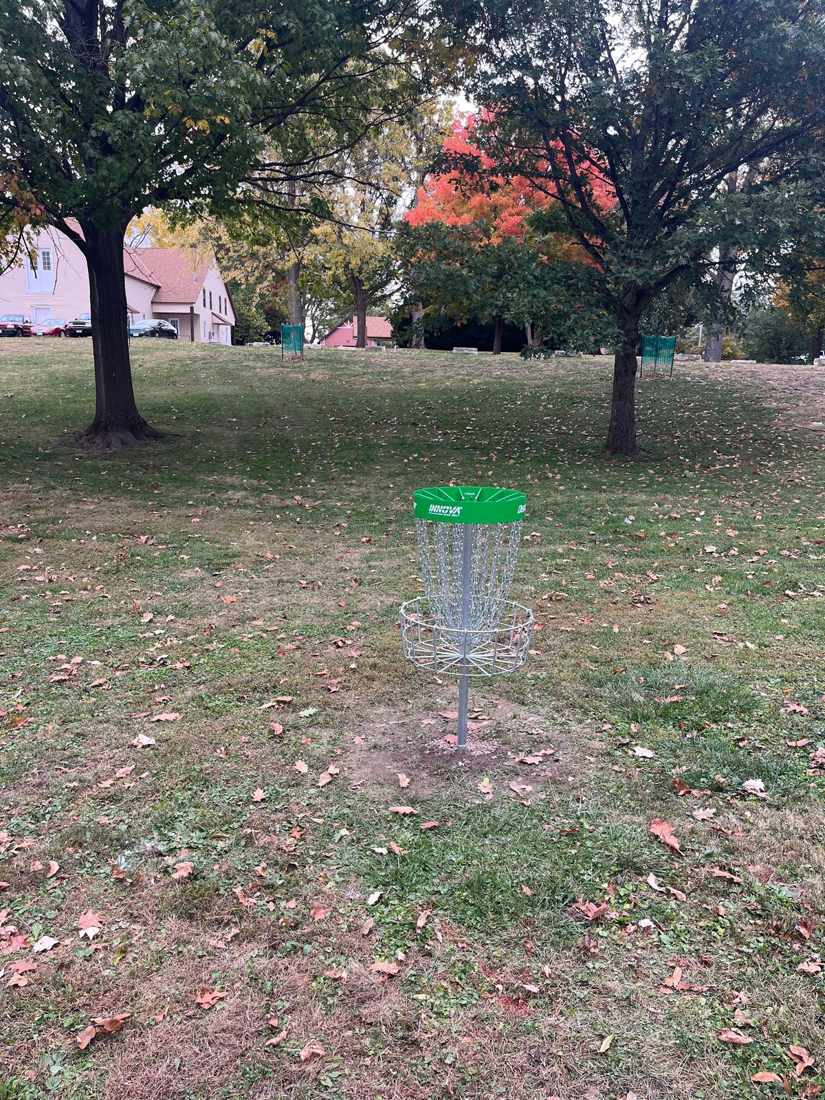 Hole #1 looking back towards tee pad