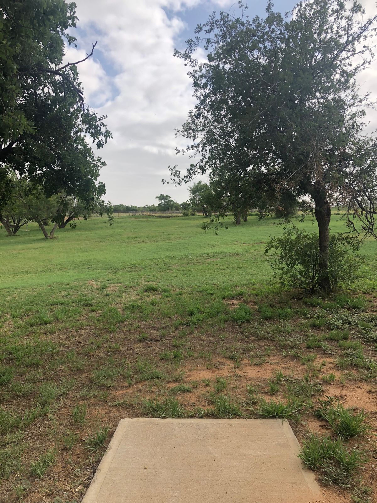 View from tee pad!
