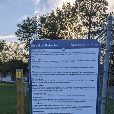 Alta Community Park Disc Golf Course