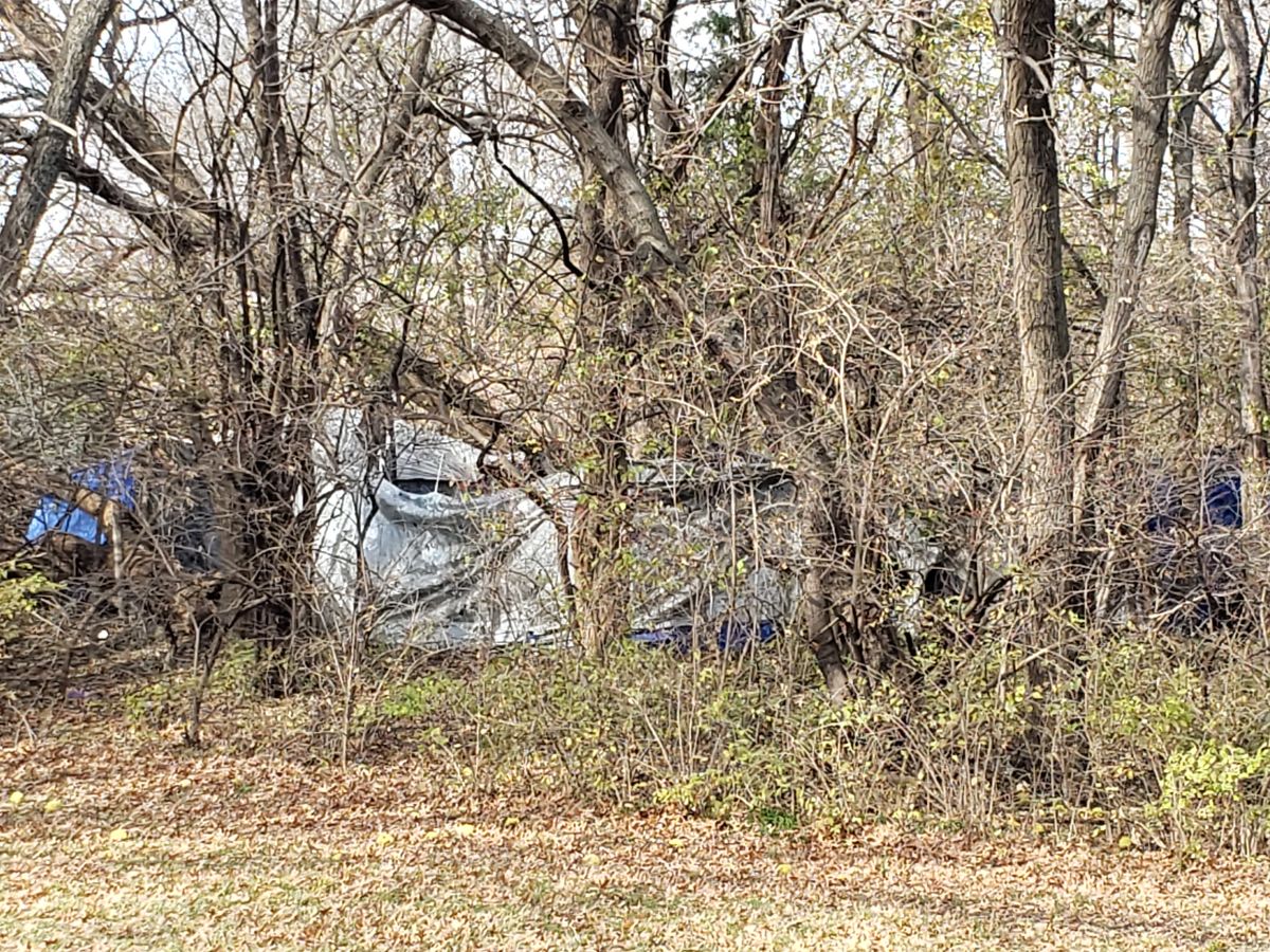 Hole 13 camp