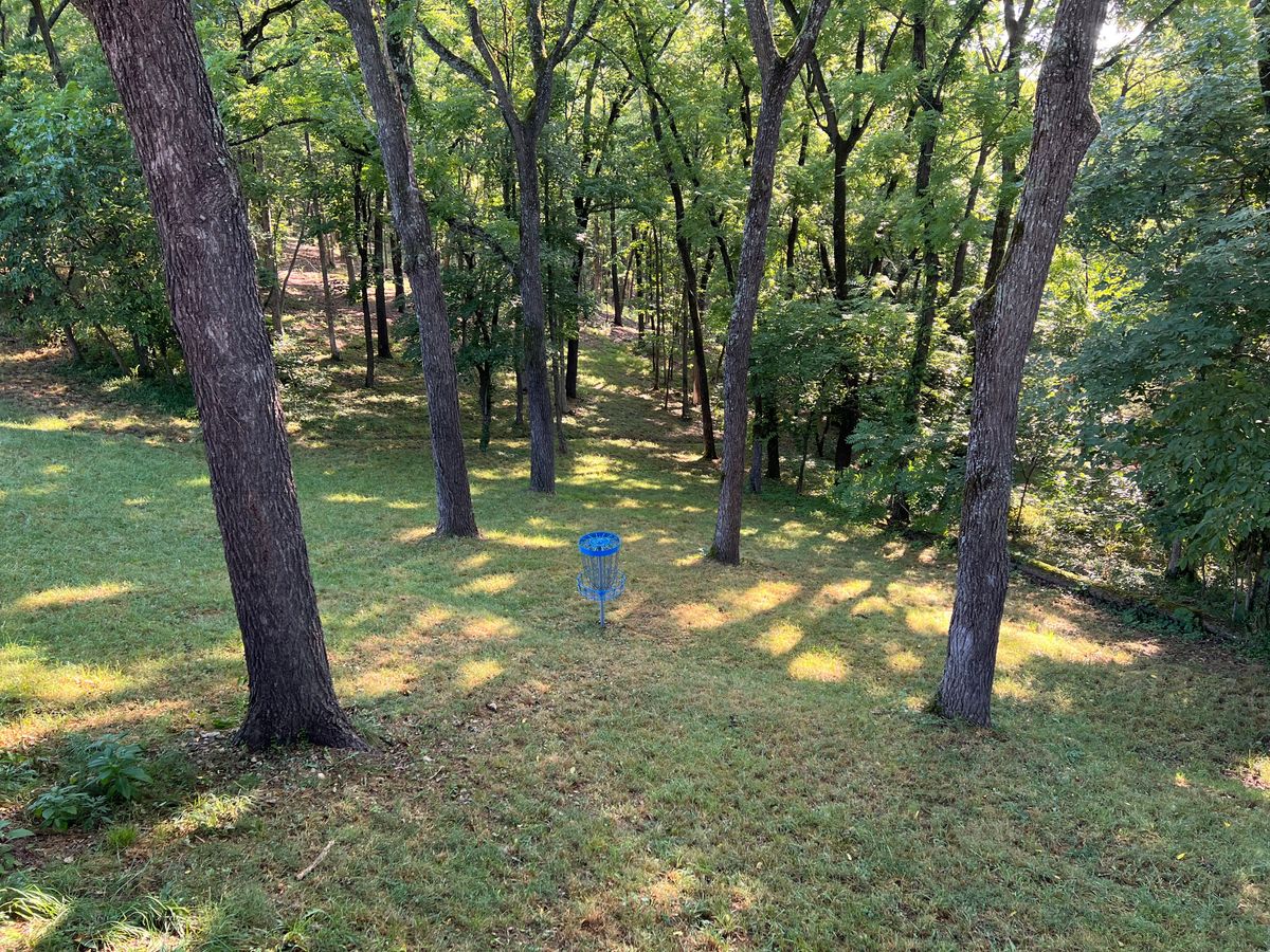Hole 18 basket