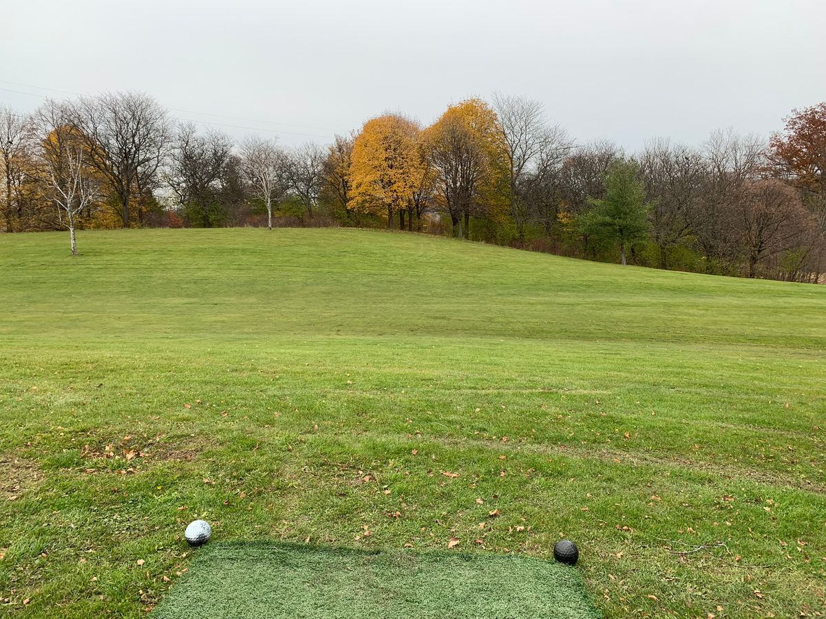 Hole 13, white and black tees