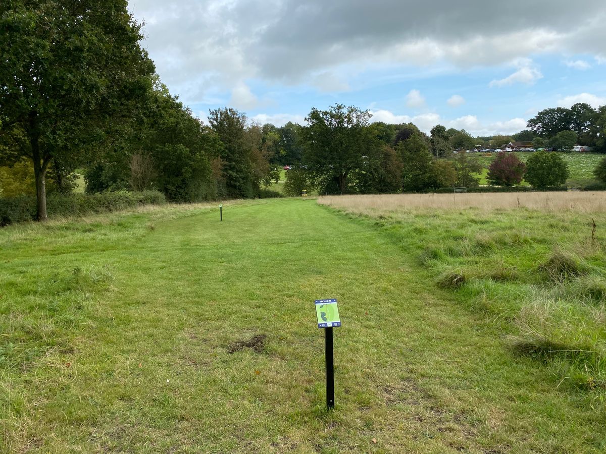 Hole eight long tee