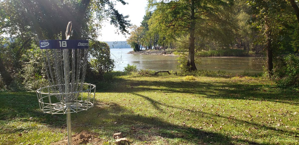 Hole 18 green