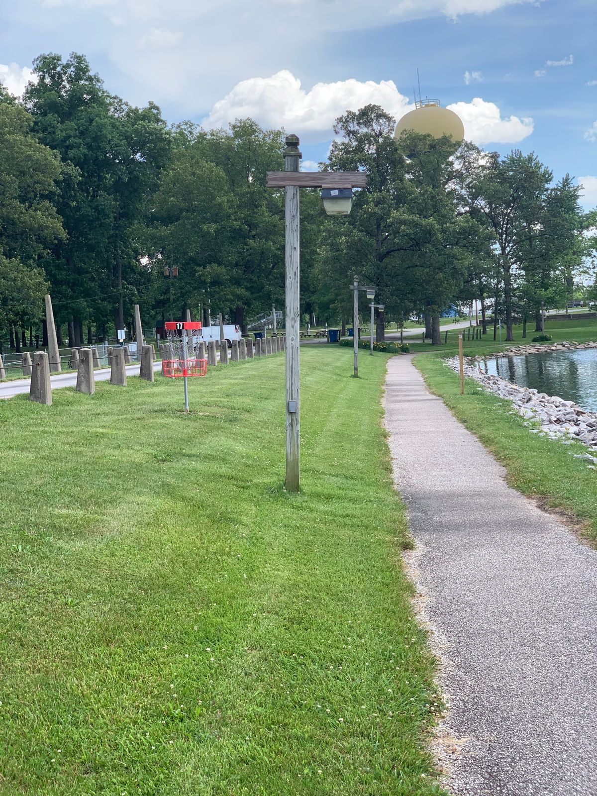 Hole 17 basket