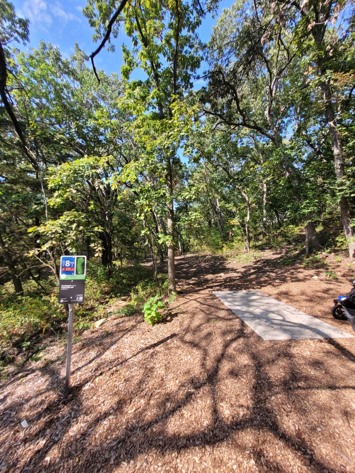 Hole 8 - up hill