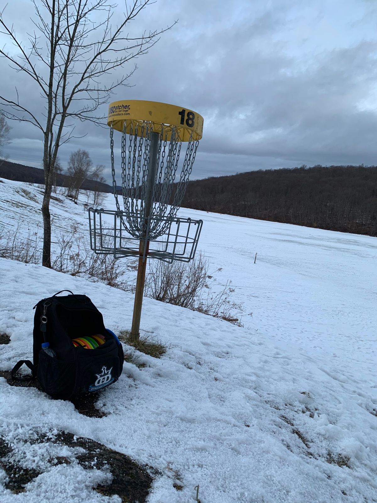 18 Lake is frozen solid