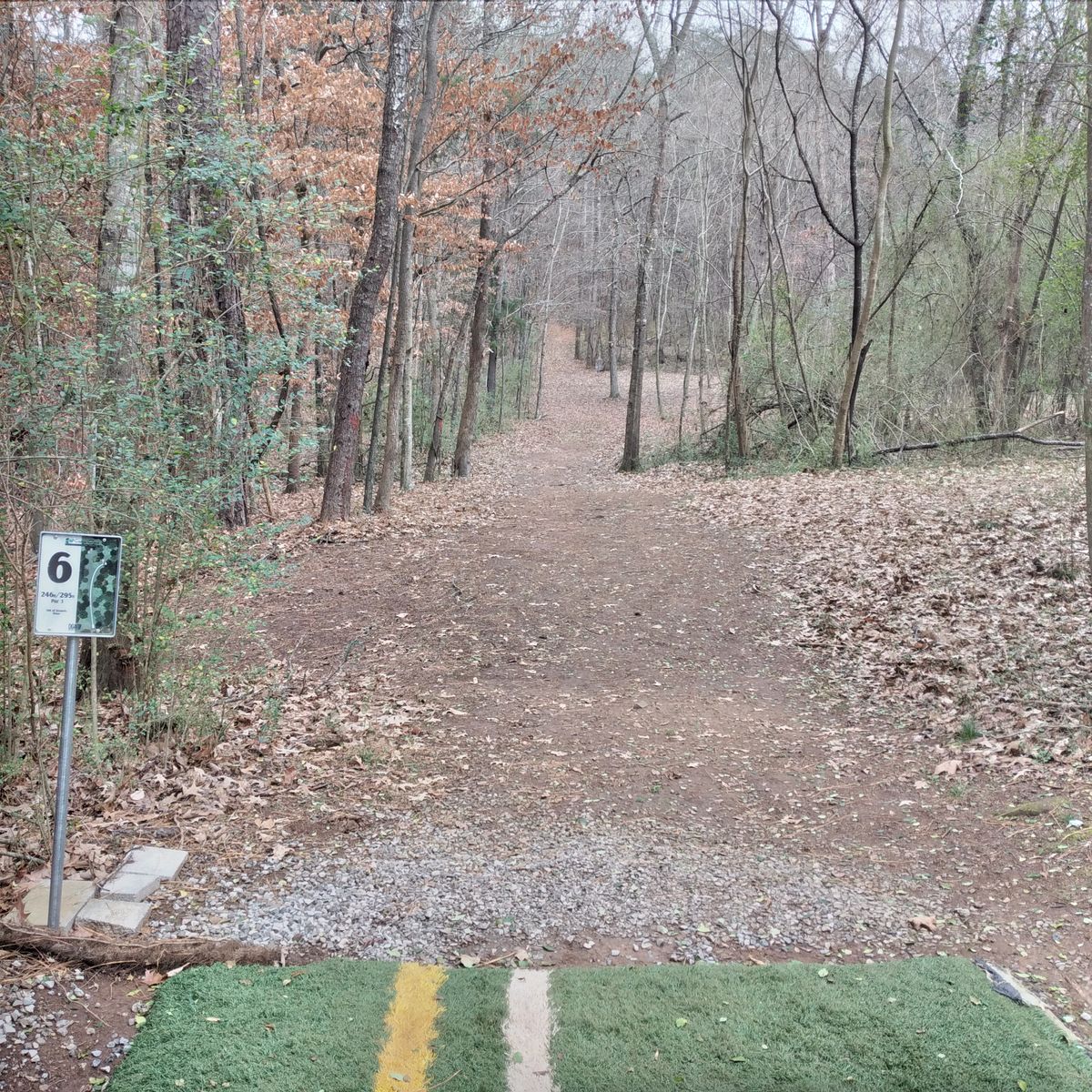 Hole 6 from tee box
