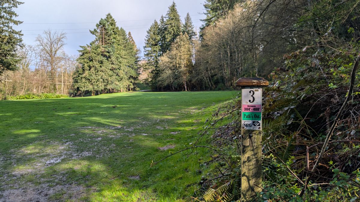 Hole three, near middle pin placement