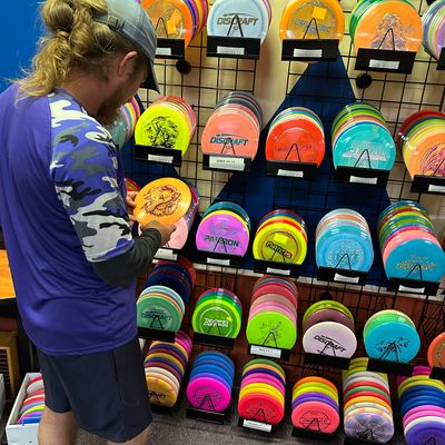 Local legend observes our Discraft selection.
