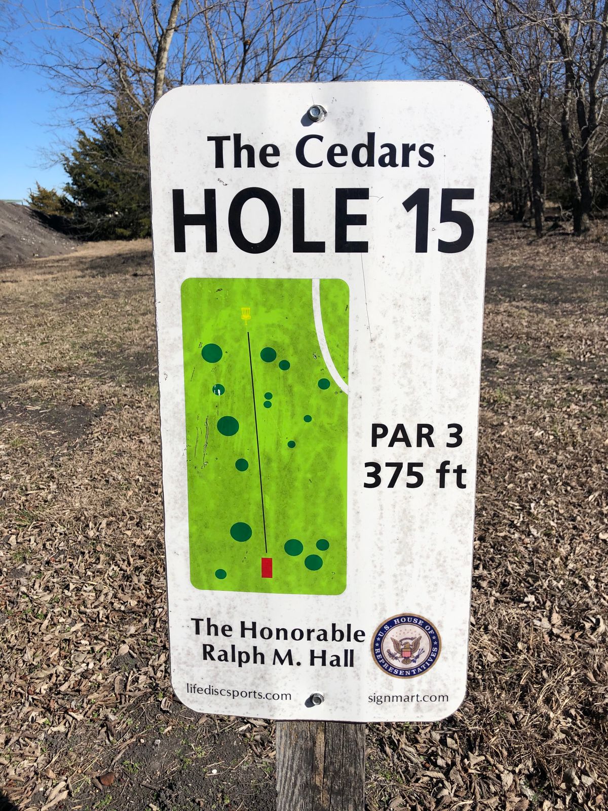#15 sign
