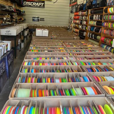 Inside store
