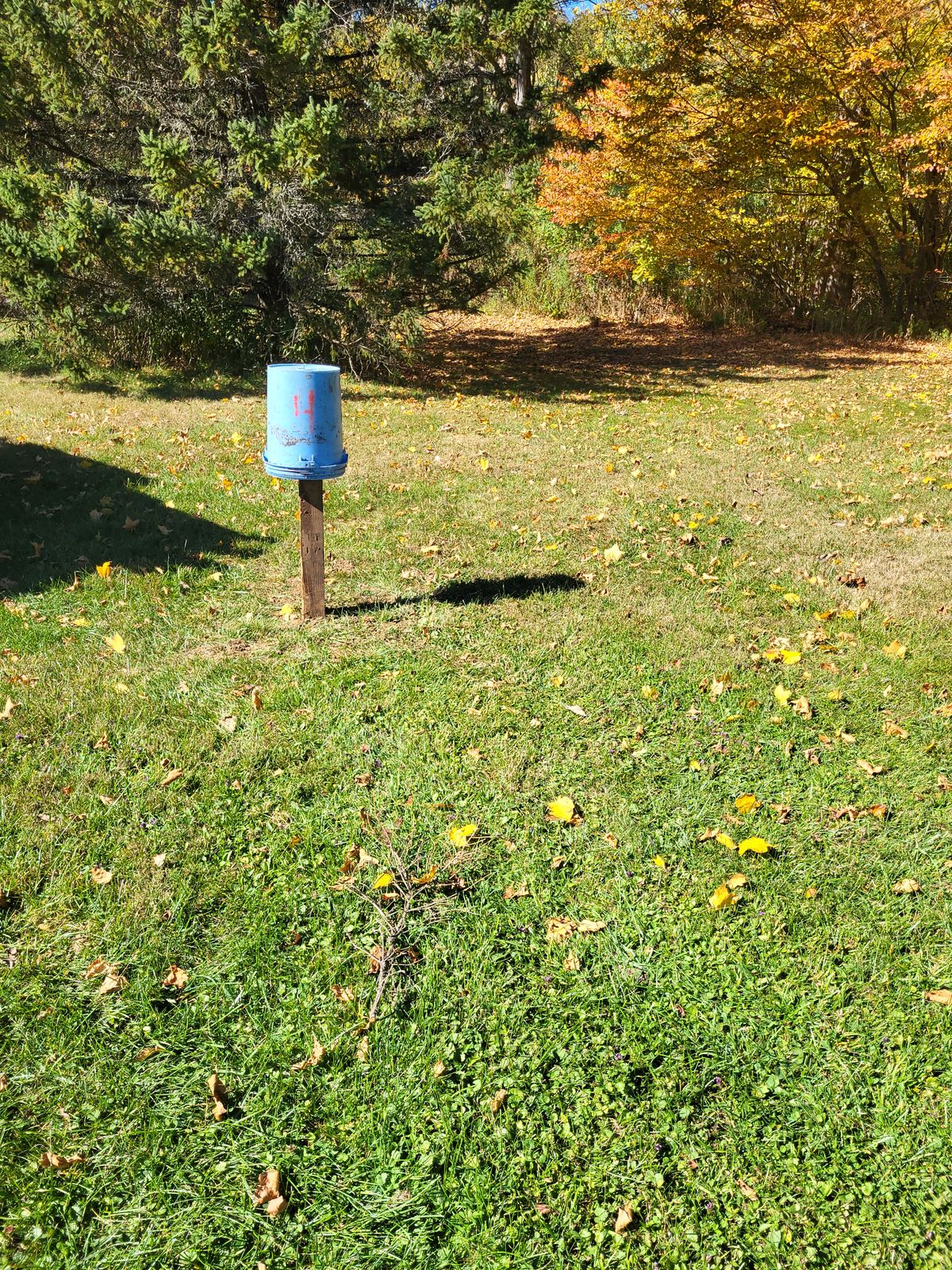 Hole 4 target