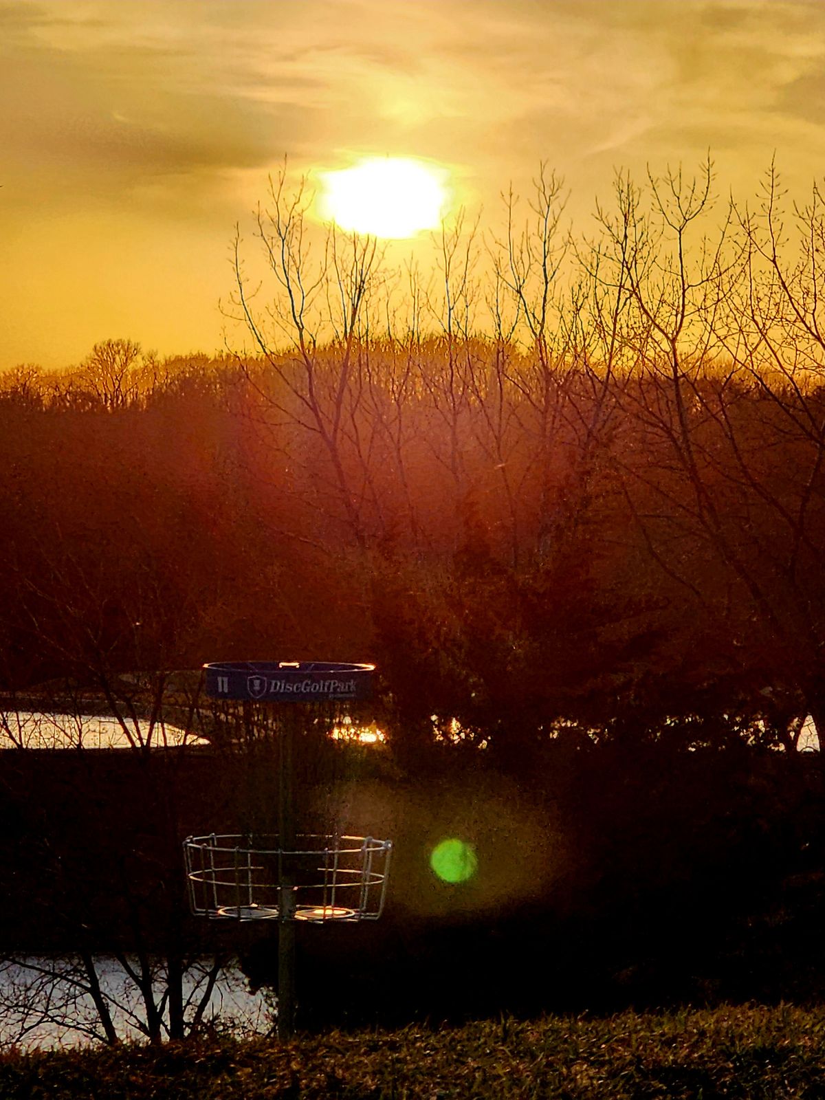Evening Sunset over Hole 11 green