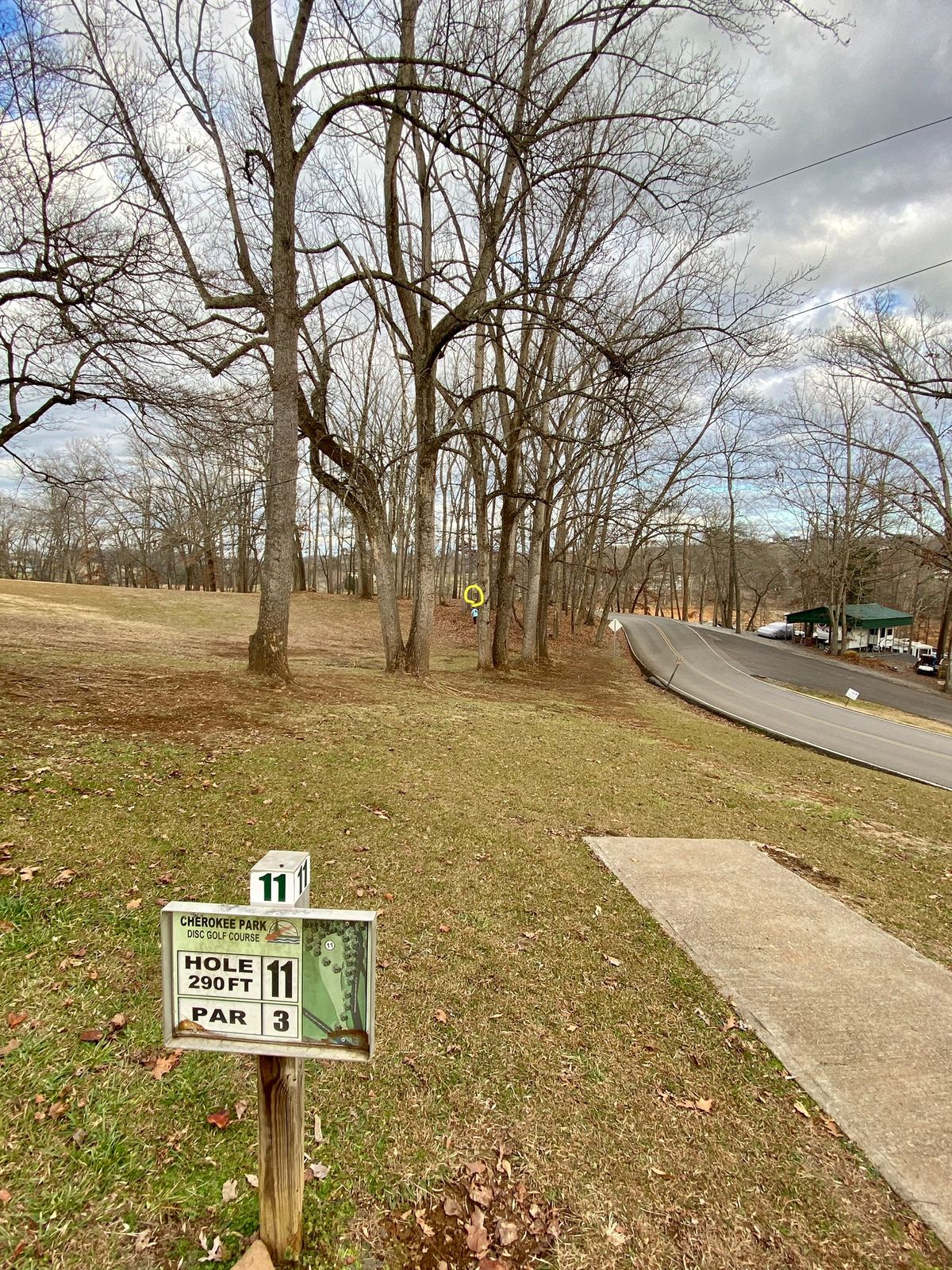 Hole 11 tee