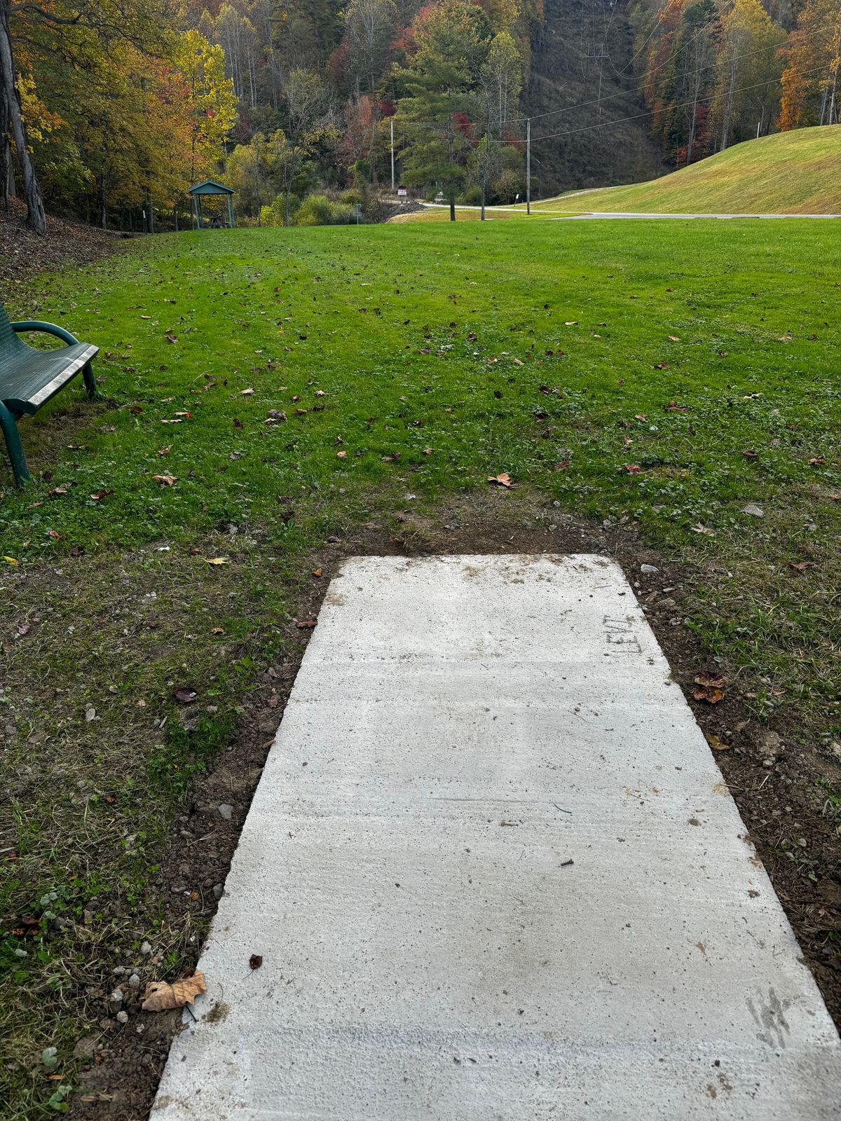 Hole 8/17- straight. If you overshoot you could end up in trouble.