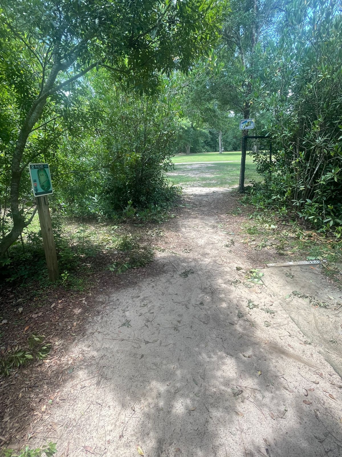 Hole 2 tee and fairway