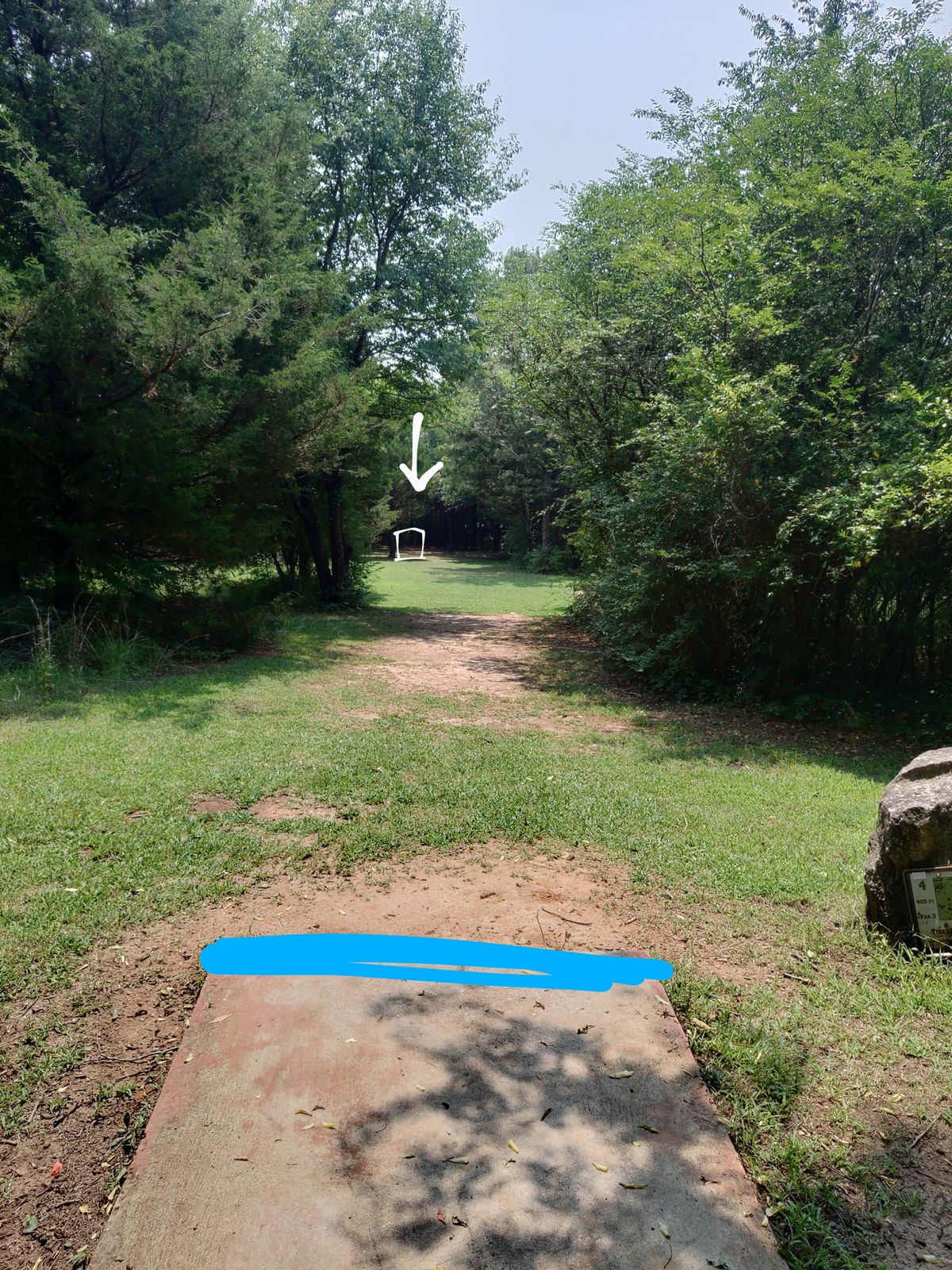 View from long tee box.