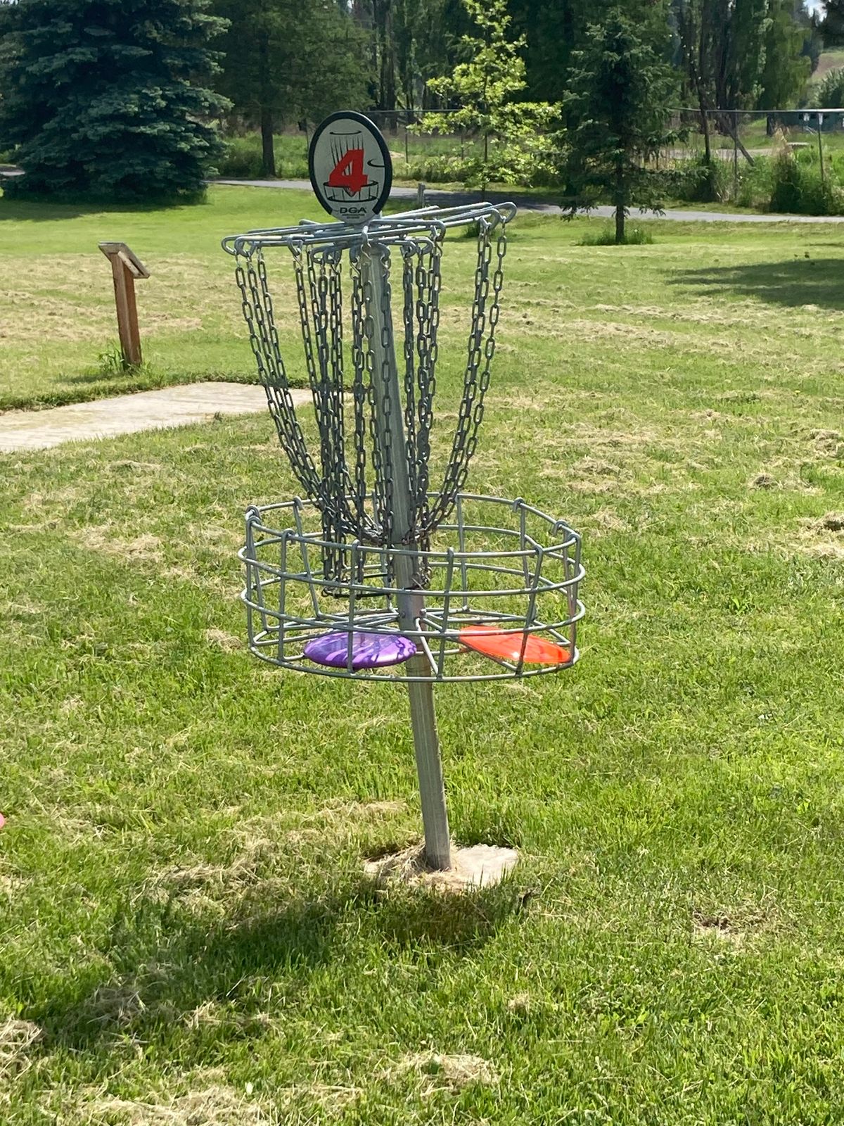 Hole #4 has seen better days