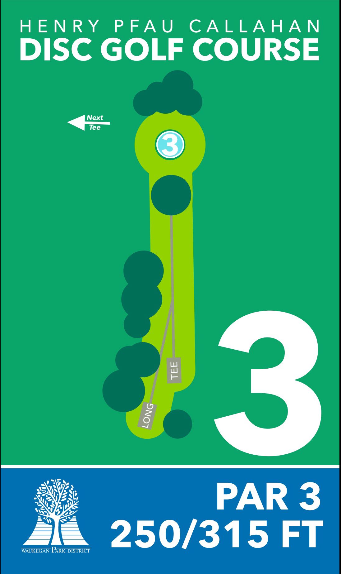 Par 3 - 250ft / 315ft 
