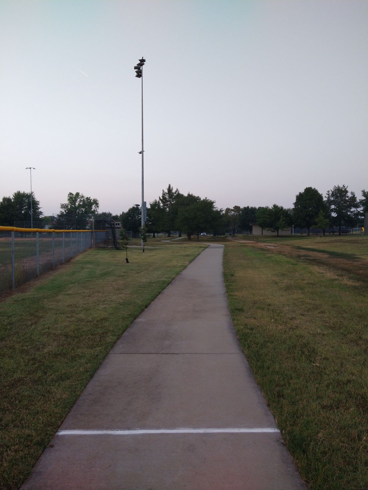 10th Alt B Tee, played most of the year, is marked on the sidewalk.