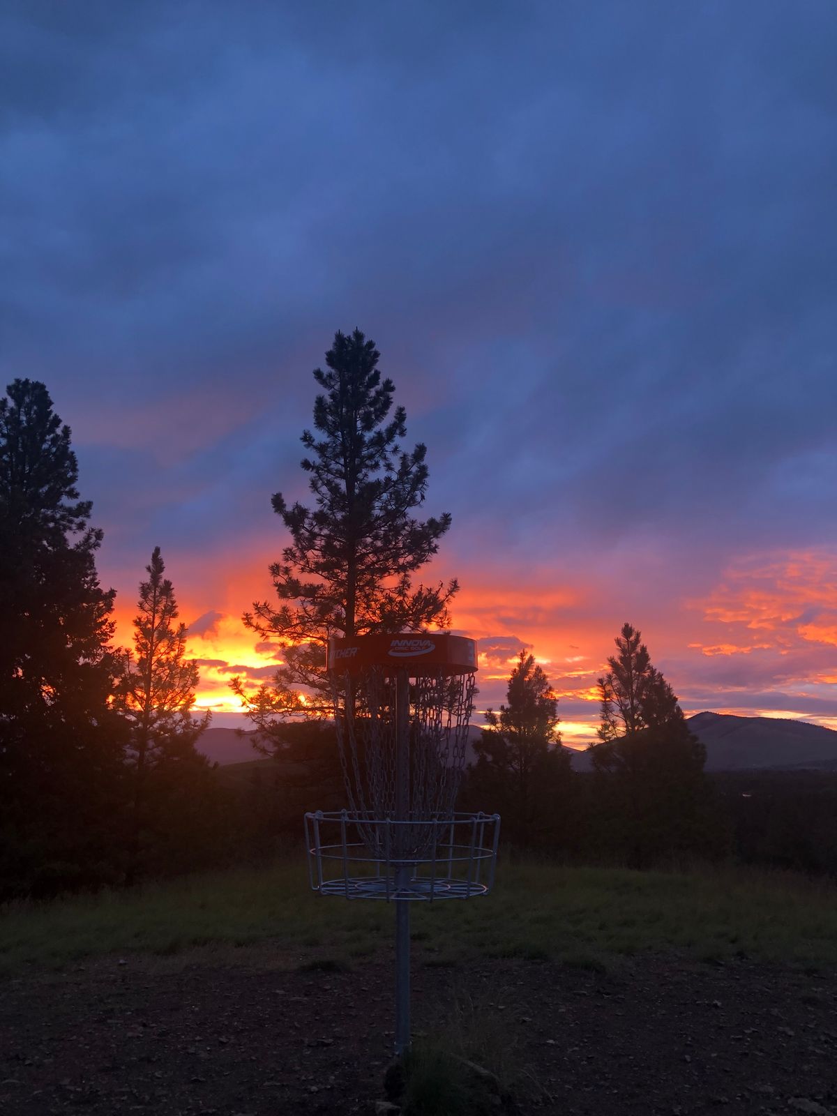 Sunrise at hole 4.