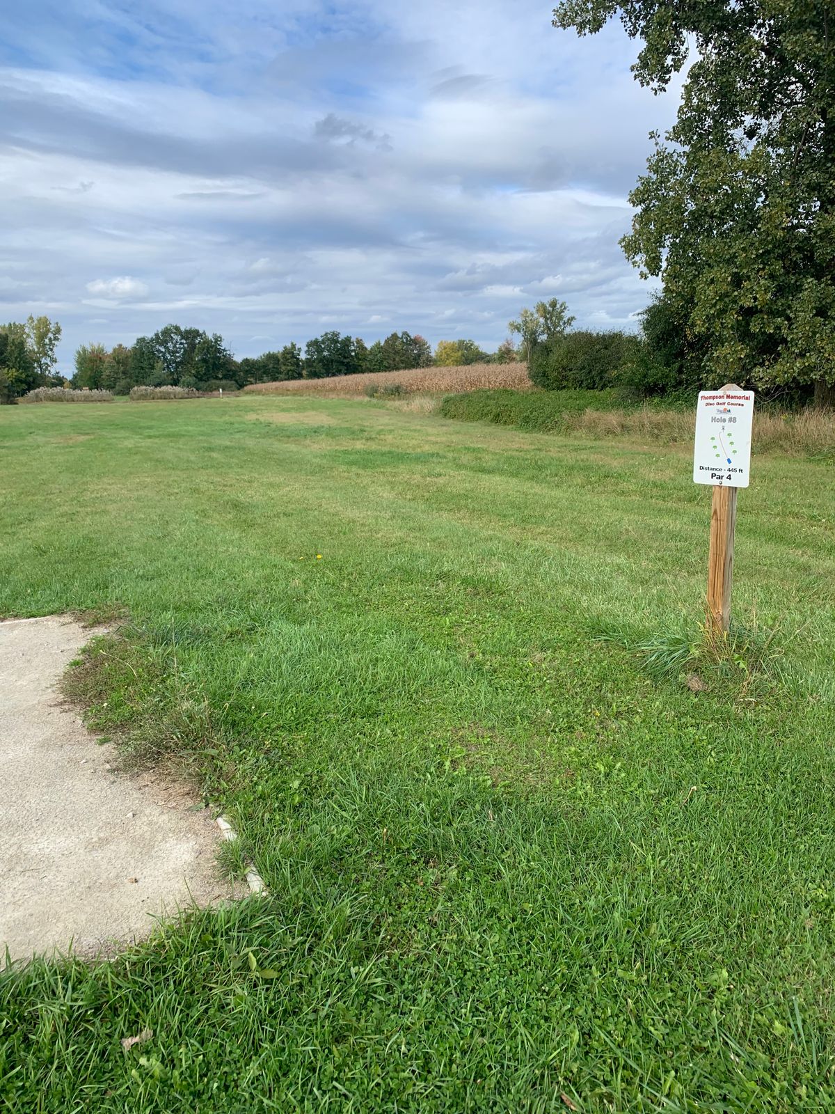 Hole 8 tee pad