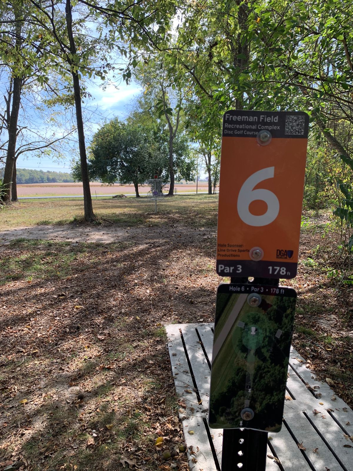 My first round brought my first "ace", sadly from Tee 06 to Basket 16.